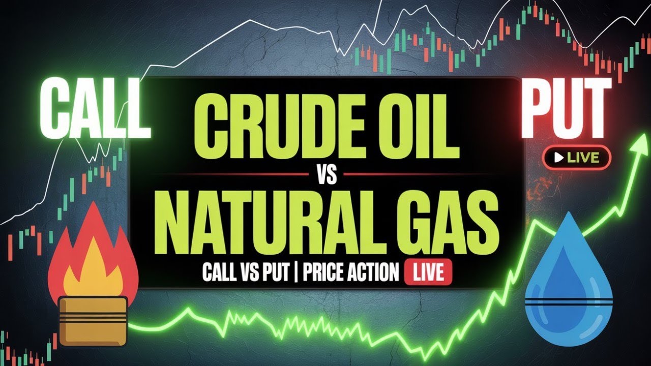 MCX Commodity LIVE | Crude Oil | Natural Gas | Gold | Silver | Real-Time Market Update