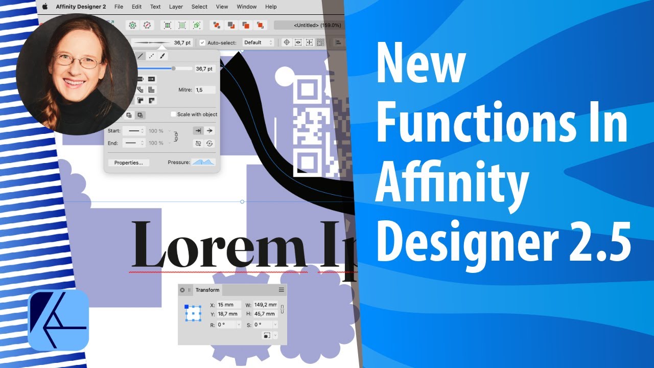Interesting New Functions In Affinity Designer 2.5