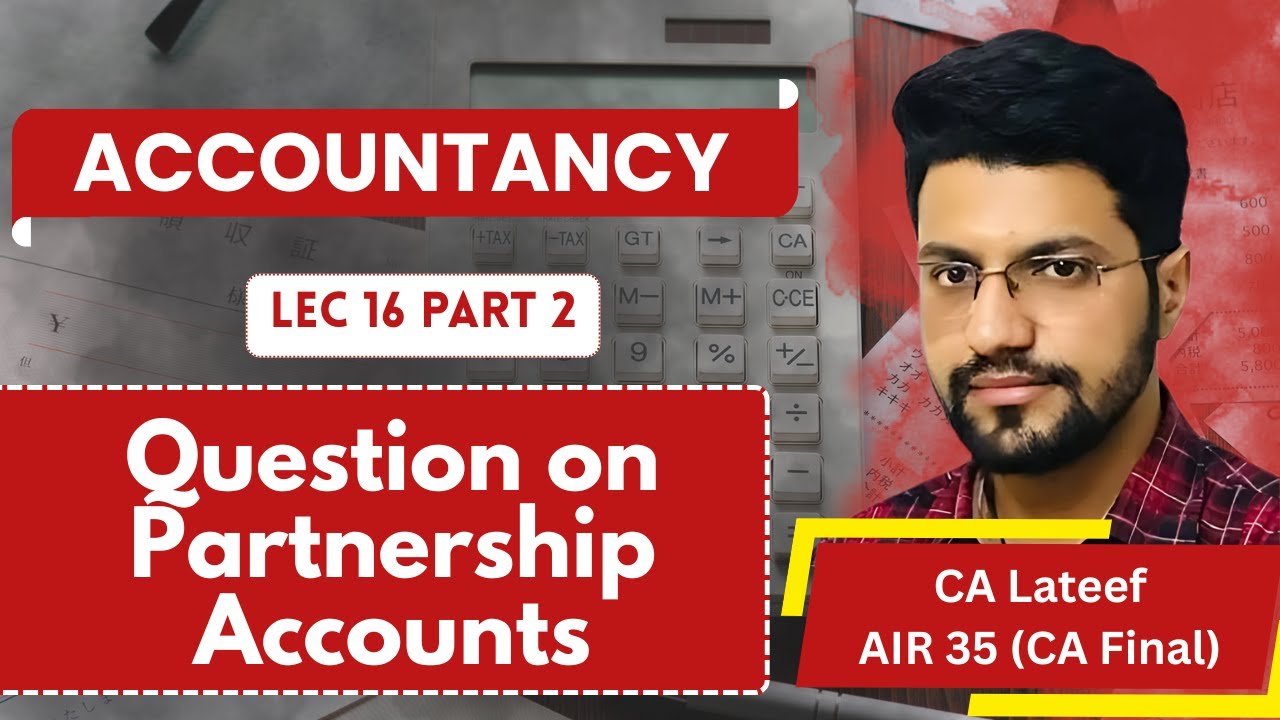 Important Numerical Questions on Partnership for JKSSB FAA Exam | Easy Tricks | Tariq Sir