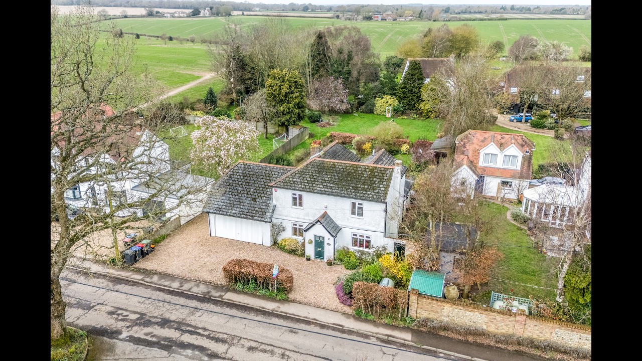 FOR SALE - The Street, Bossingham, Canterbury, CT4 6DX - DRONE FOOTAGE