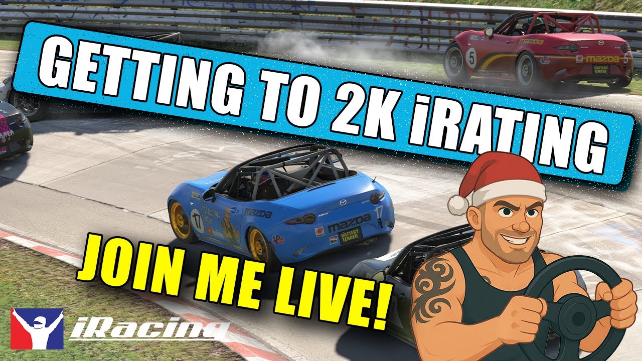 Watch Me Hit 2K iRating LIVE ON Stream - Crazy Top Split Racing!
