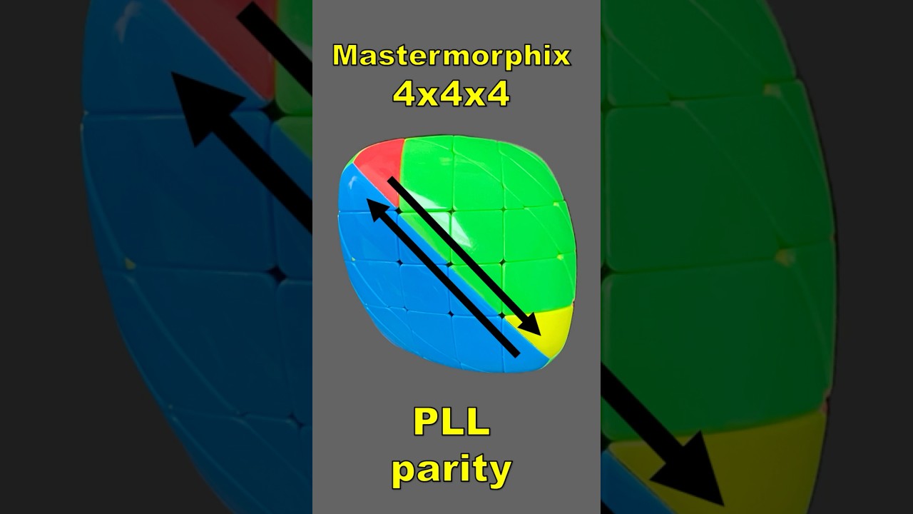 Mastermorphix 4x4 PLL Parity #shorts