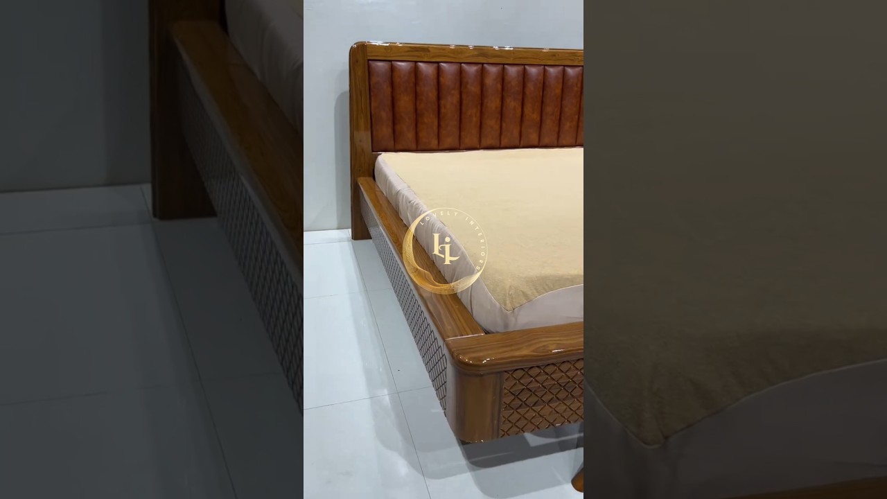Solid wood Sangwan Bed at bestest price in kirti nagar furniture Market #doublebed #solidworks