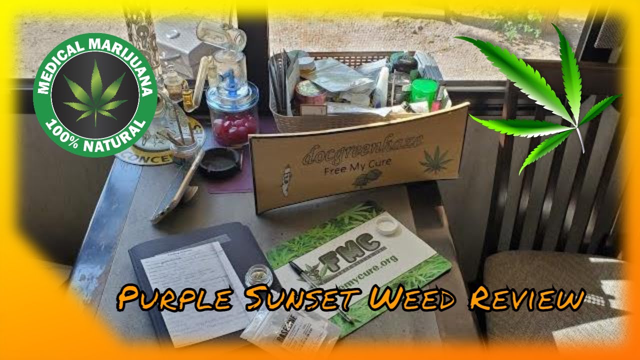 Purple Sunset Crumble Weed Review From @curaleaf