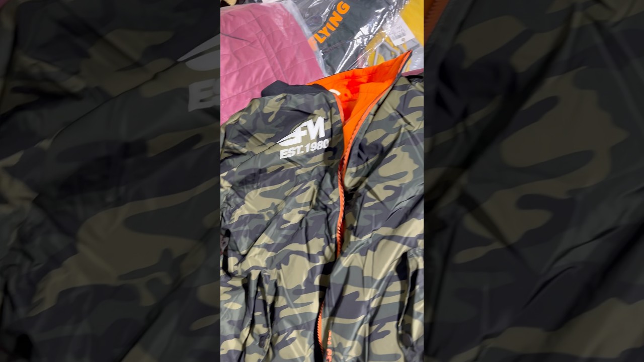 101% OG,Flying Machine Reversible Camo Jacket,Size XXL,Pan india delivery,COD❌,ORDER-9238806602