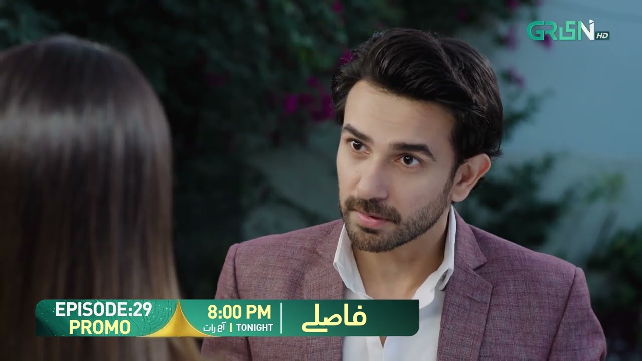 Faaslay Episode 29 Promo | Tonight 08:00 PM | Green Prime  #faaslay #aliansari #sabooraly