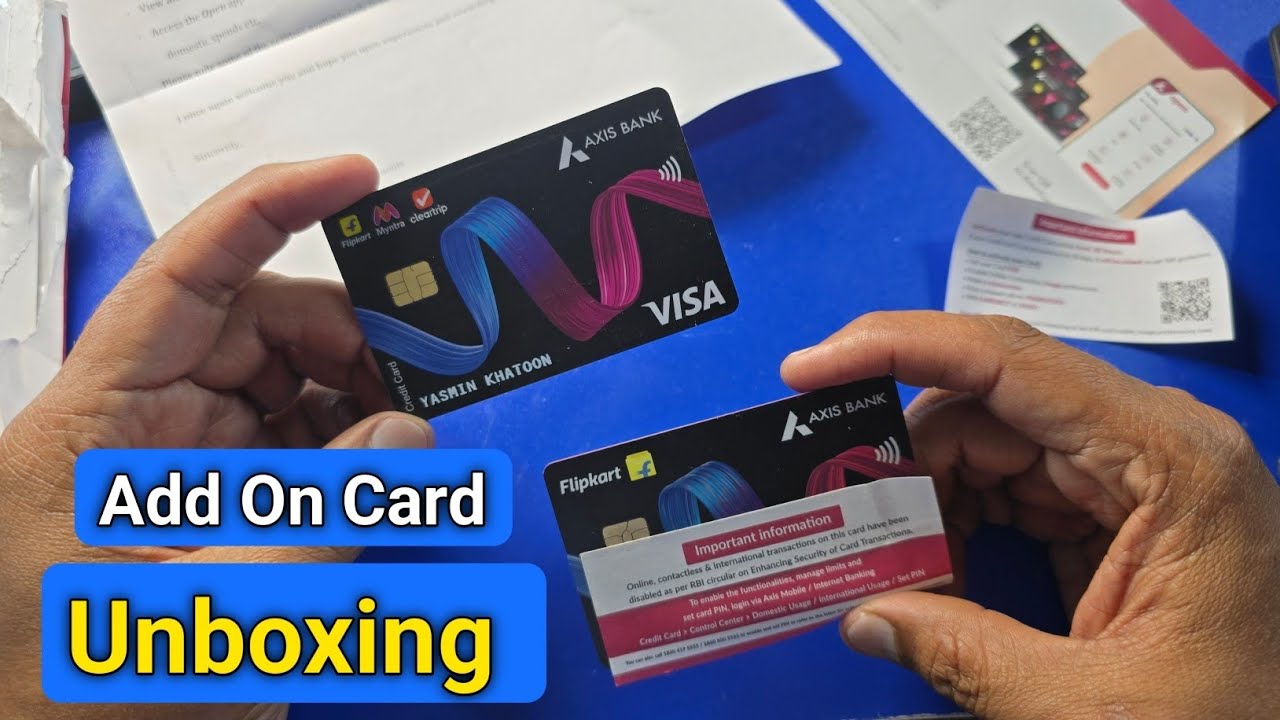 Flipkart Axis Bank Add On Credit Card Unboxing | Flipkart Axis Bank Credit Card Unboxing