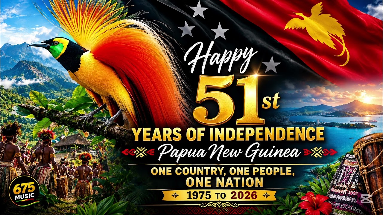 One Country, 51 Years 🇵🇬 | Papua New Guinea Independence Song | 1975&ndash;2026