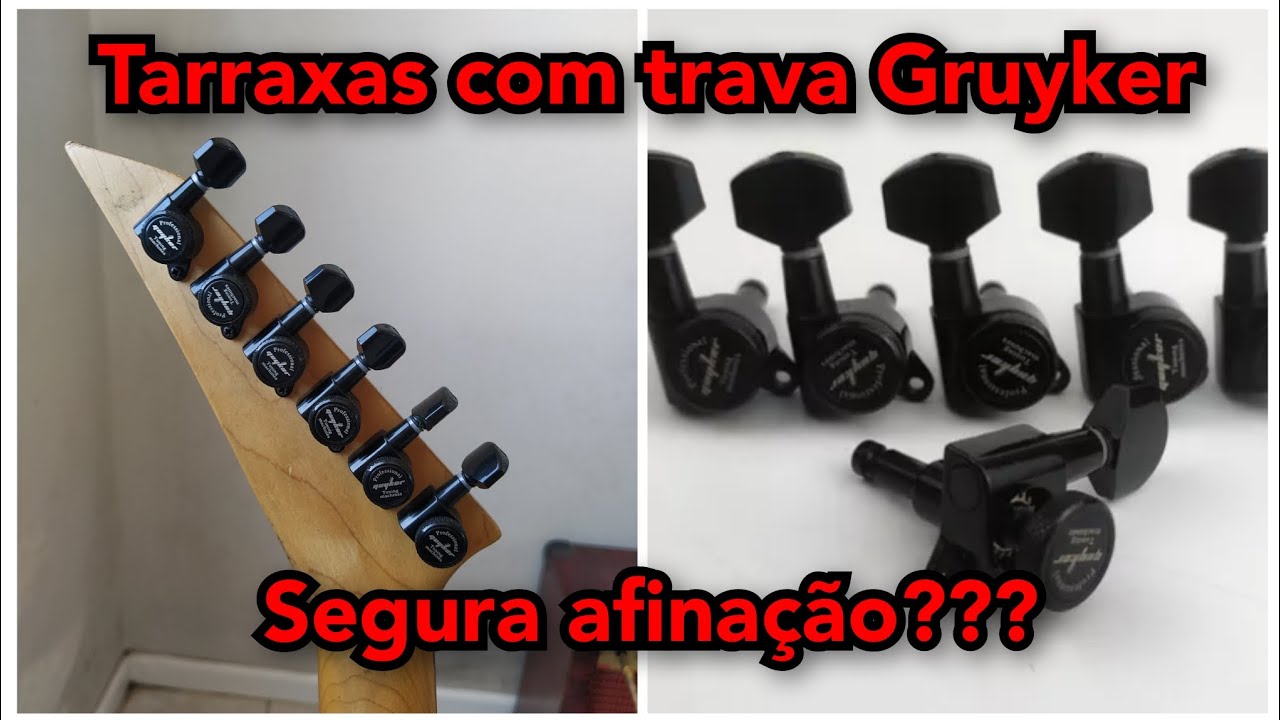 Teste de afina&ccedil;&atilde;o com Tarraxas Guyker com trava