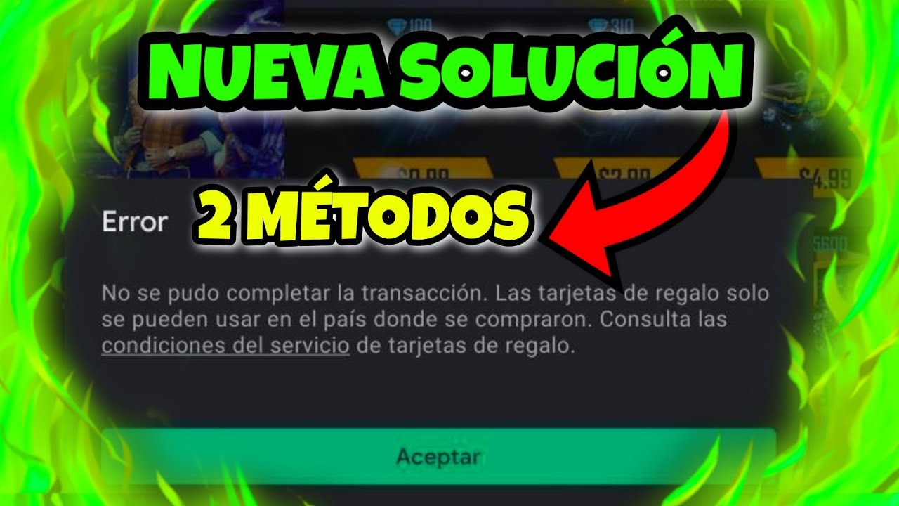✅ SOLUCIONAR EL ERROR EN LAS TARJETAS GOOGLE PLAY SOLO SE PUEDEN USAR EN EL PAIS DONDE SE COMPRARON