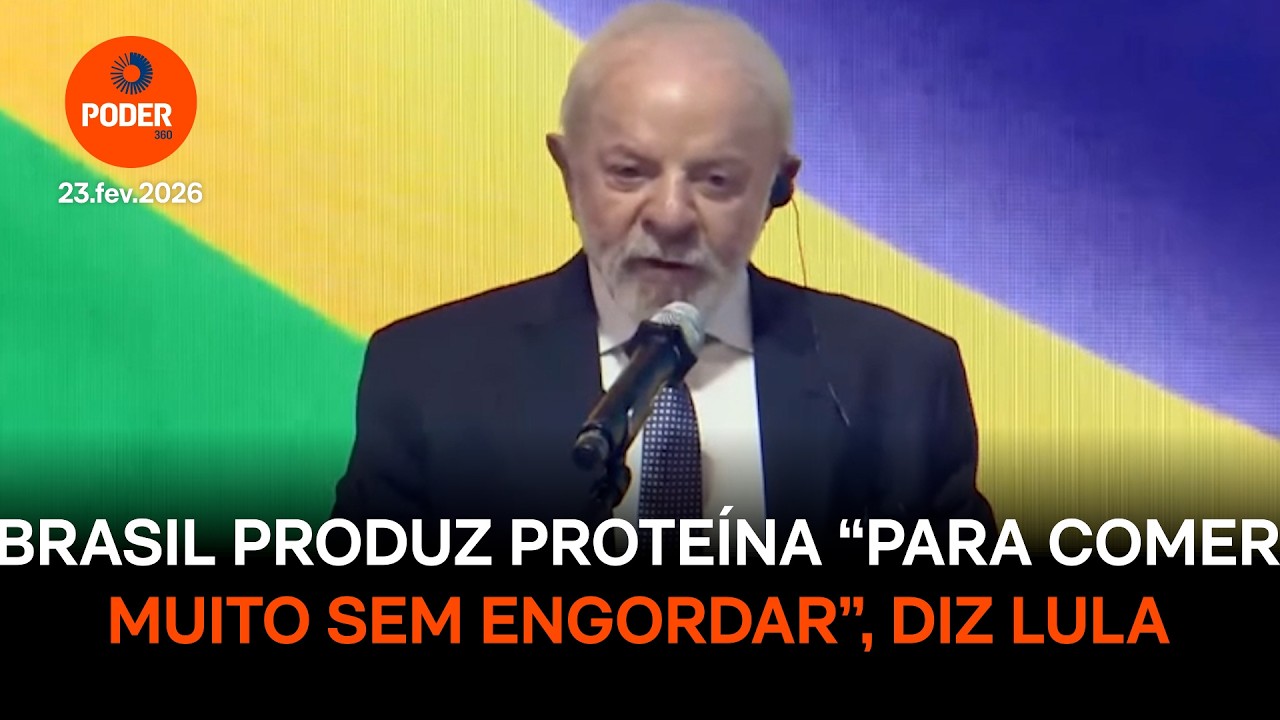 Brasil produz proteína “para comer muito sem engordar”, diz Lula