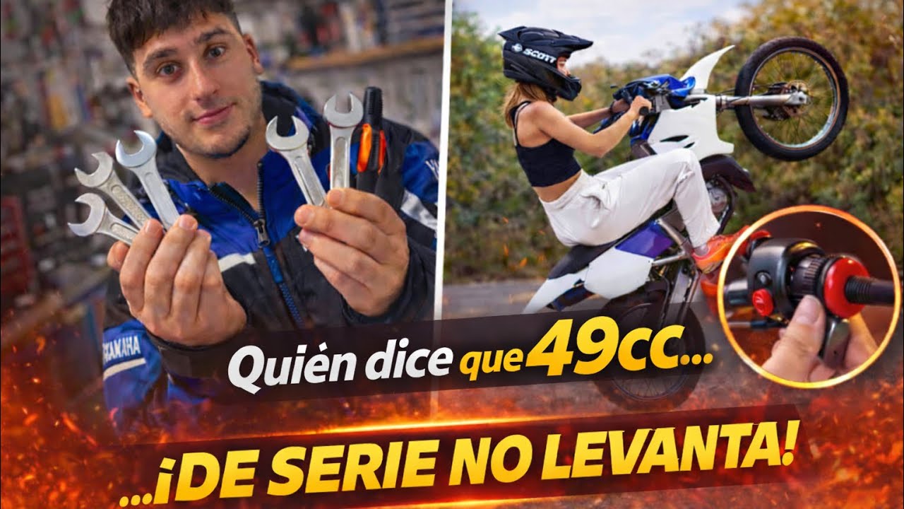 PROBANDO la YAMAHA DT 50 | Puño de gas corto, spot y WHEELIES?🔥