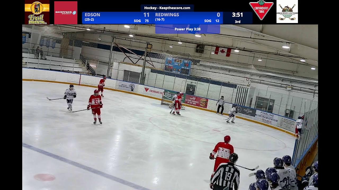 Edson Eagles Vs High Prarie Redwings
