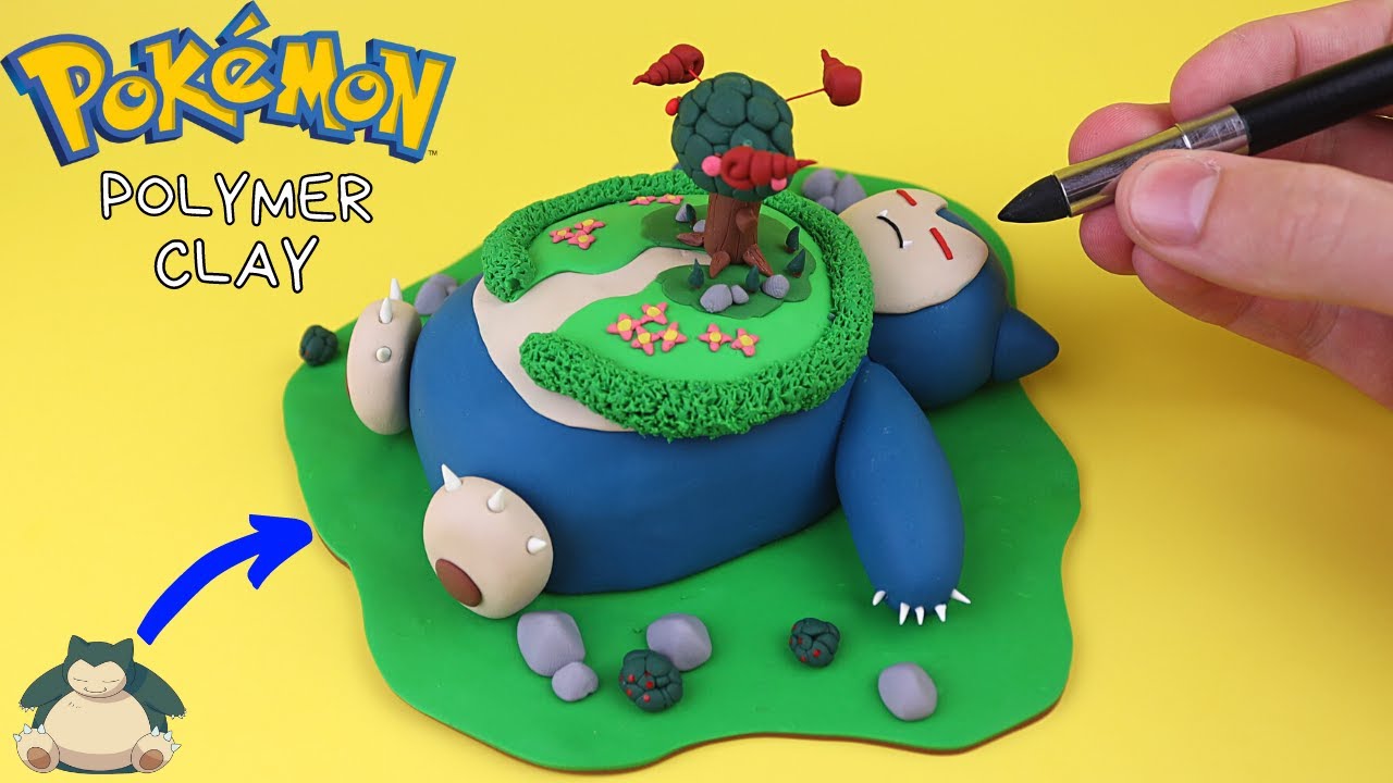 How To Make Gigantamax Snorlax From Pokemon - Using Polymer Clay