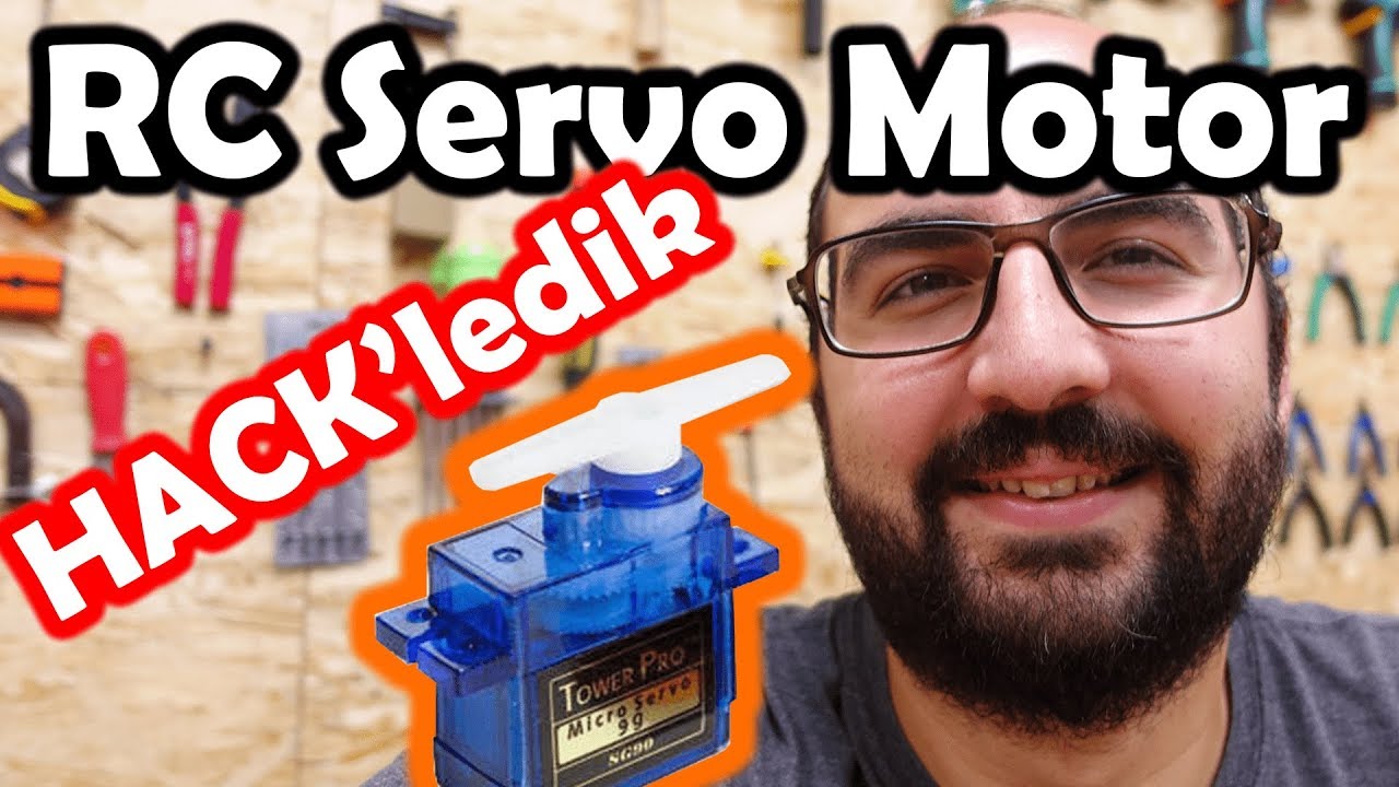 RC SERVO MOTOR HACK'leme! (360 Derece Döndürme)