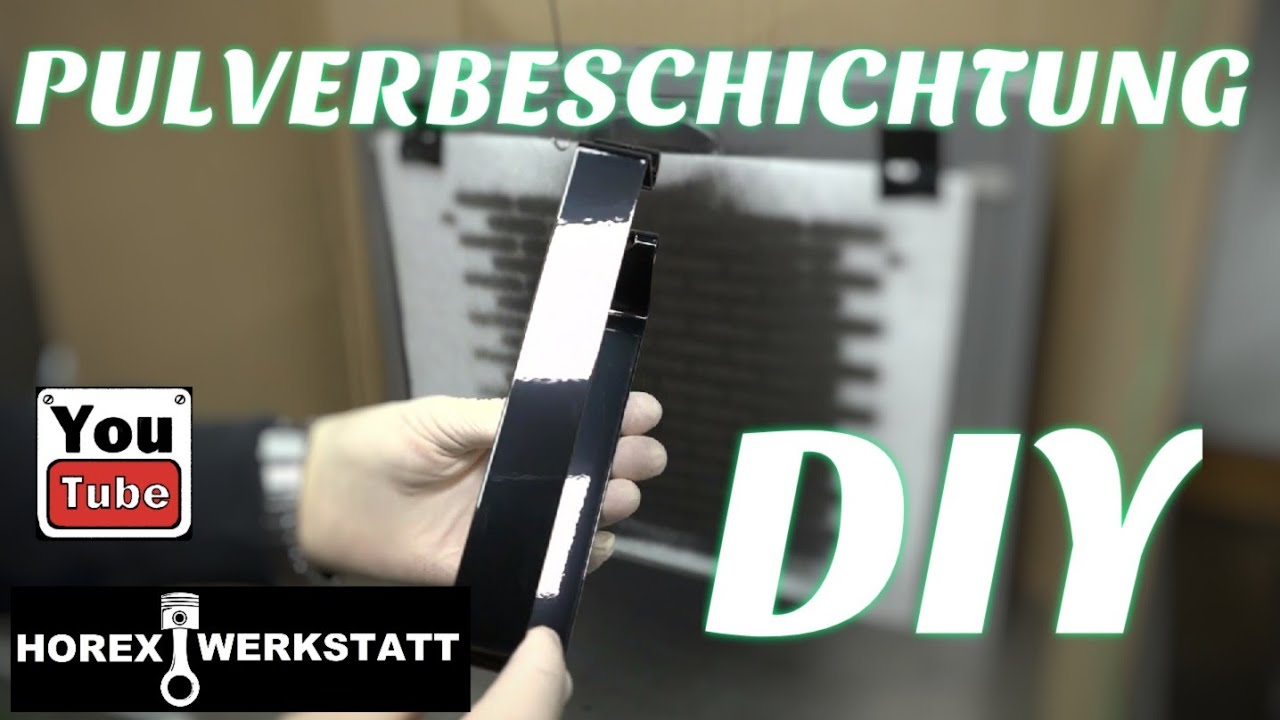 DIY powder coating at home | DIY powder coating | Coating parts with powder paint