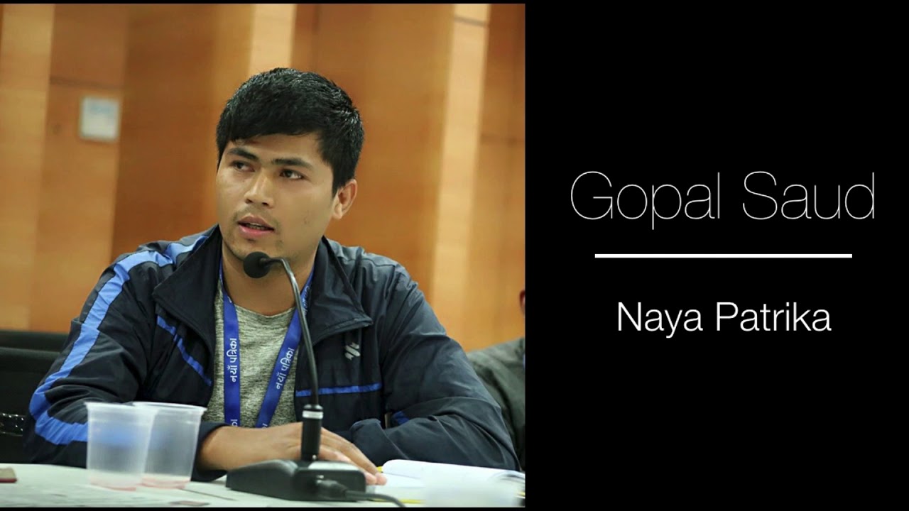 Gopal Saud - ICT Media Recognition 2018