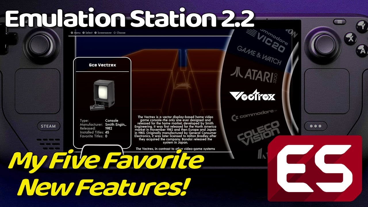 Emulation Station - Desktop Edition 2.2: My Five Favorite New Features