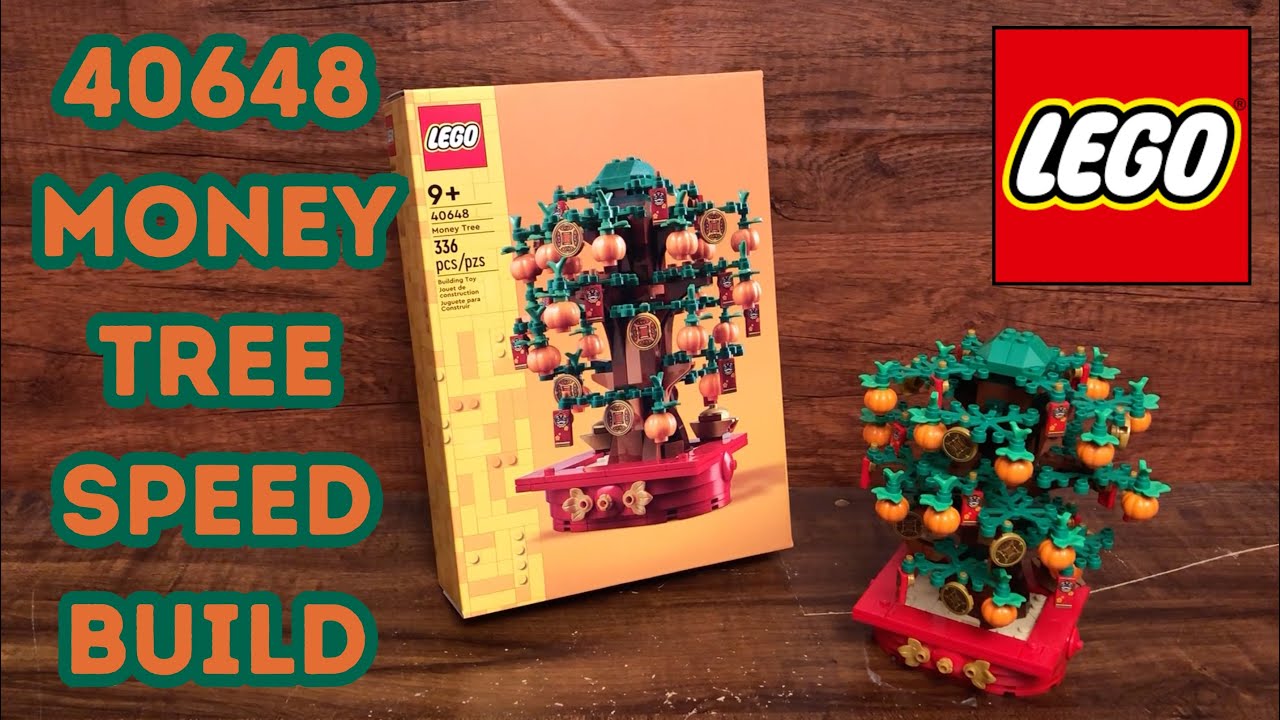 LEGO Seasonal 40648 Chinese New Year Money Tree Time-lapse Speed Build