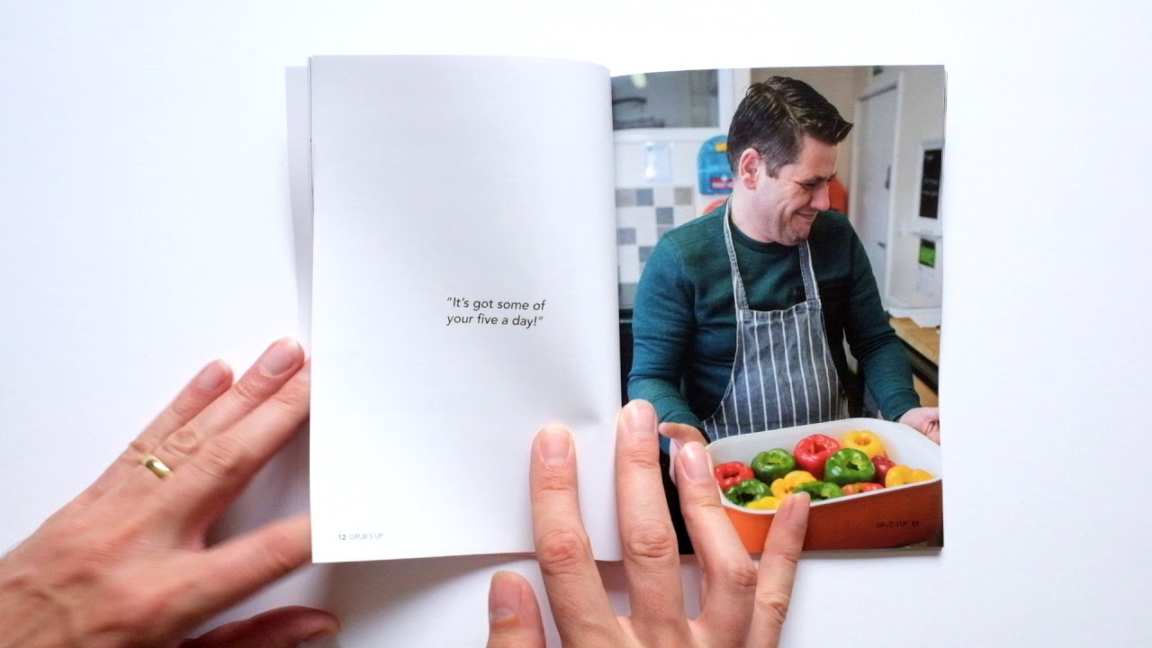 My 'Grub's Up' recipe/photography book