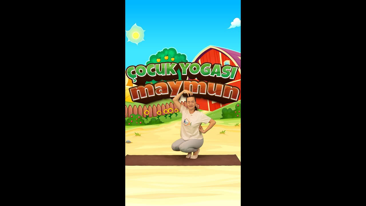 Çocuk Yogası - Maymun Duruşu