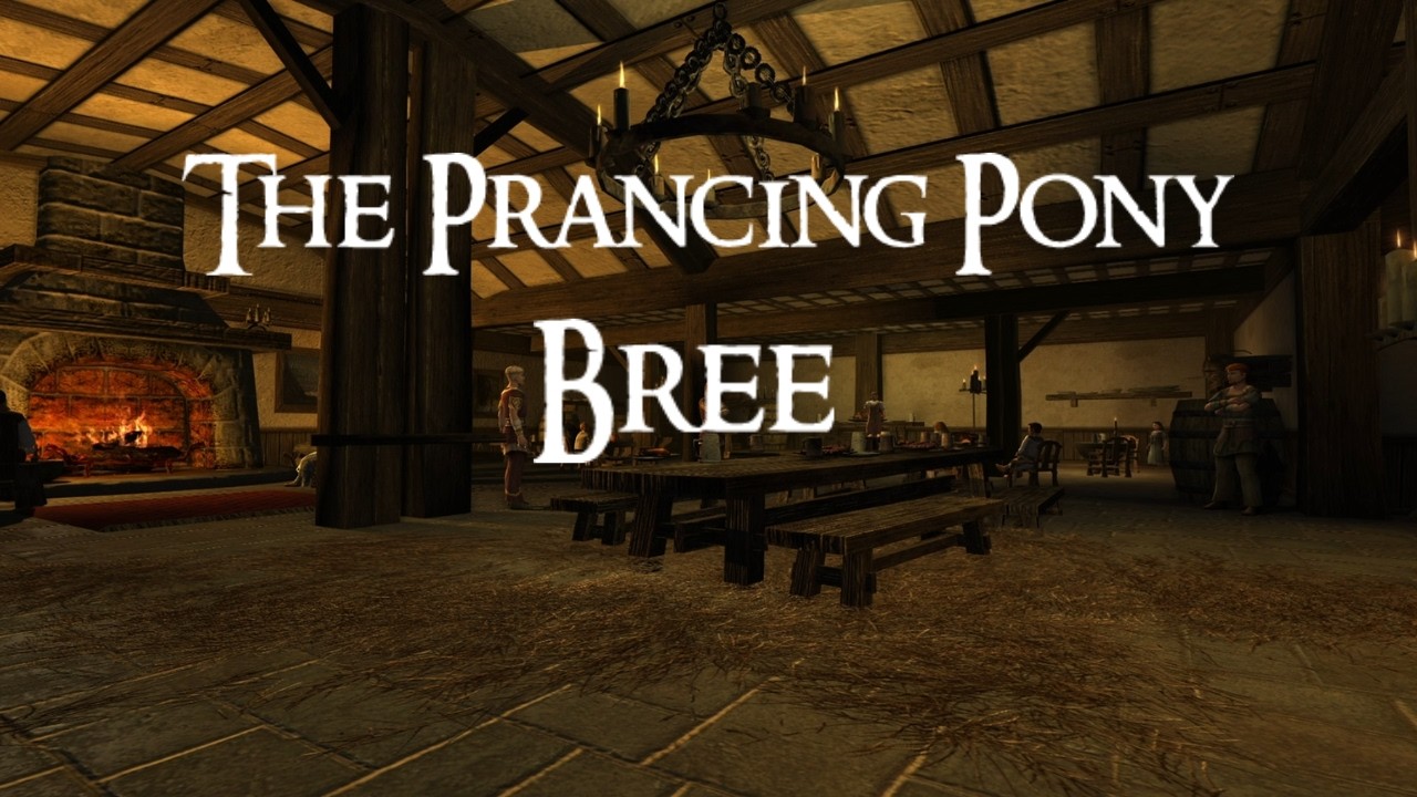 LOTRO | BREE | The Prancing Pony | Music & Ambience | 1 Hour
