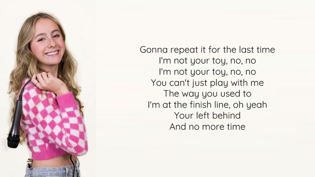 Not Your Toy by Capri Everitt Lyric Video