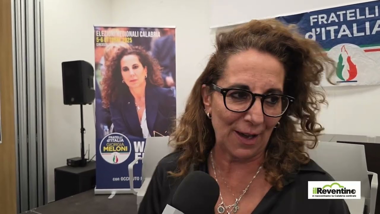 Soveria Mannelli intervista a Wanda Ferro, coordinatrice in Calabria del partito Fratelli d'Italia 