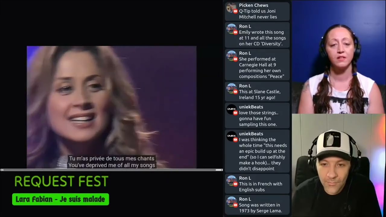 Lara Fabian - Je suis Malade (Reaction) Request Fest