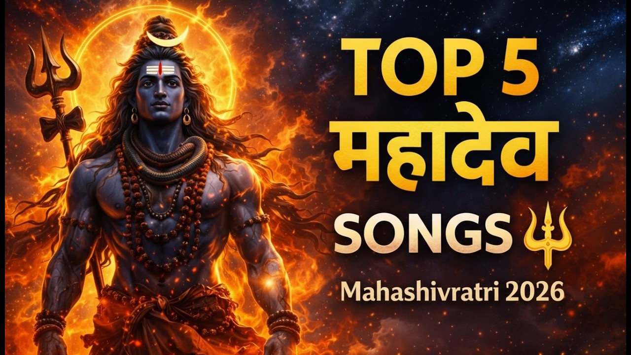 TOP 5 महादेव SONGS 🔱 Most Powerful Mahakal Bhajans | Mahashivratri 2026 Special | Har Har Mahadev