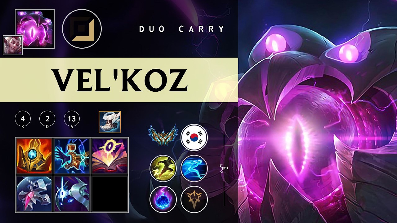 Vel'Koz Carry vs Jinx - KR Challenger Patch 26.04