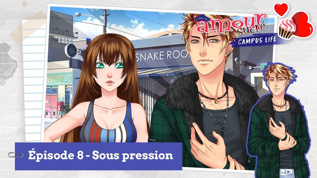 🎓 「Amour Sucré : Campus Life」 Épisode 8 : Sous-pression [Nathaniel]