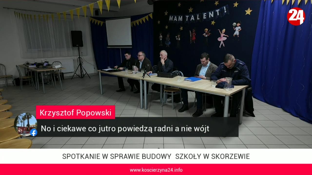 Spotkanie w sprawie budowy szkoły w Skorzewie