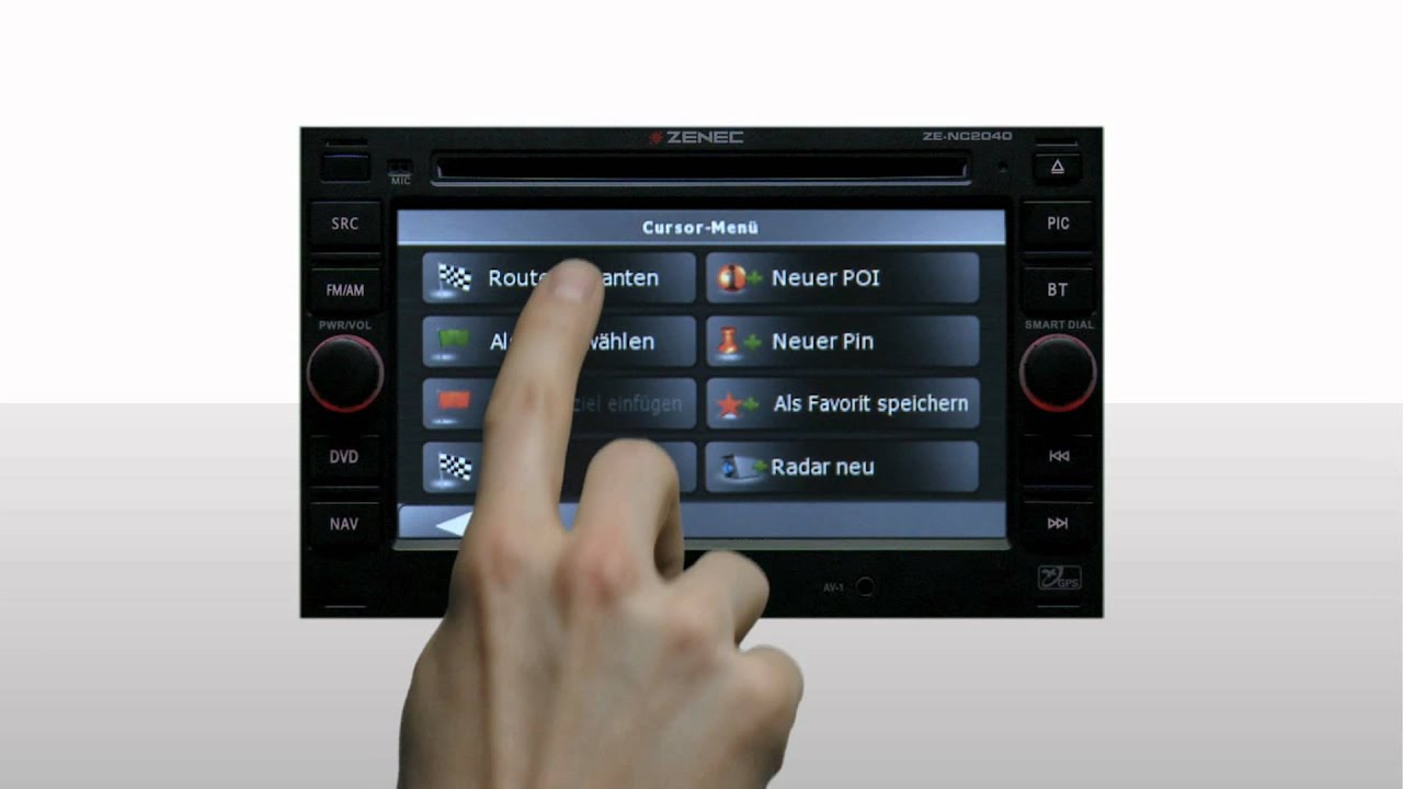 ZENEC EGO ZE-NC2040 Navigation1 - deutsch