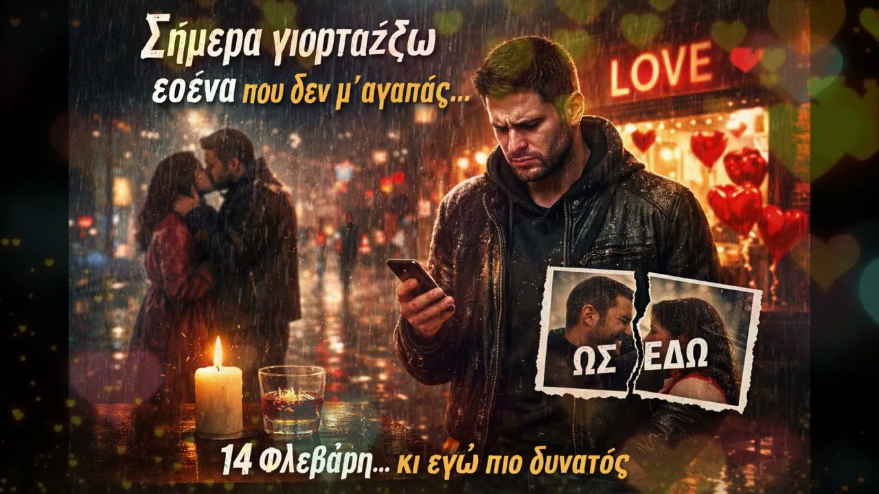 14 Φλεβάρη – Σήμερα Γιορτάζω Εσένα Που Δεν Μ’ Αγαπάς