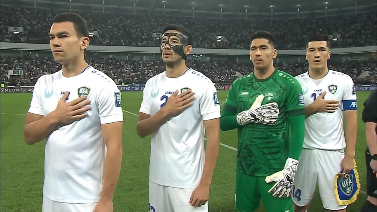 Uzbekistan vs Iran National Anthem - FIFA World Cup 2026 Asian Qualifiers