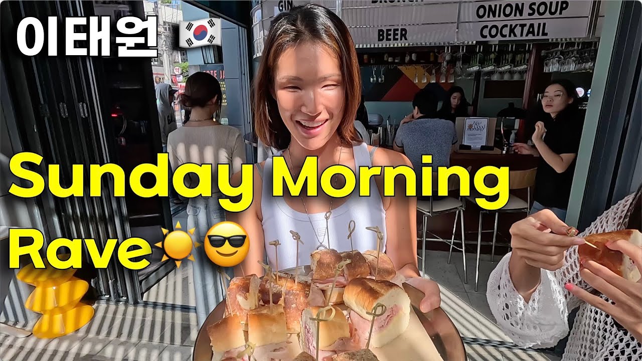 Sunday sober morning rave in Seoul 🇰🇷