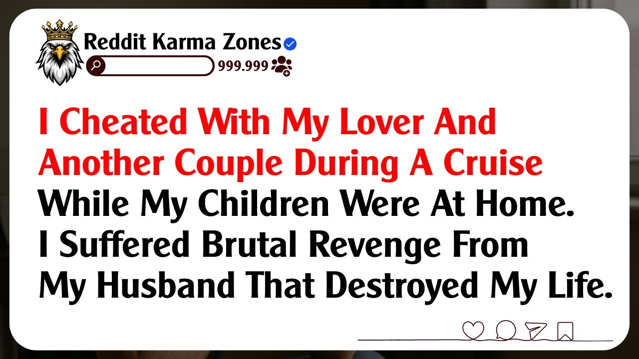 I Cheated With My Lover And Another Couple During A Cruise While My Children Were At Home. I...