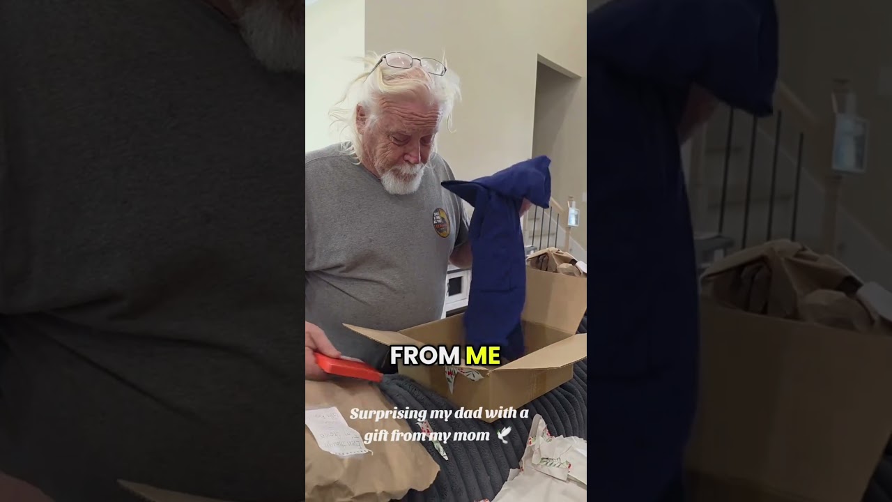 Guys surprised their dad with a gift from their late mom... and his reaction is everything ❤️