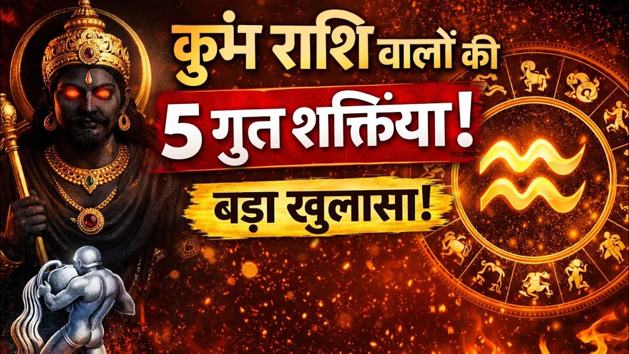 कुंभ राशि वालों की 5 गुप्त शक्तियां जो उन्हें सबसे अलग बनाती हैं! #kumbhrashi #astrology 