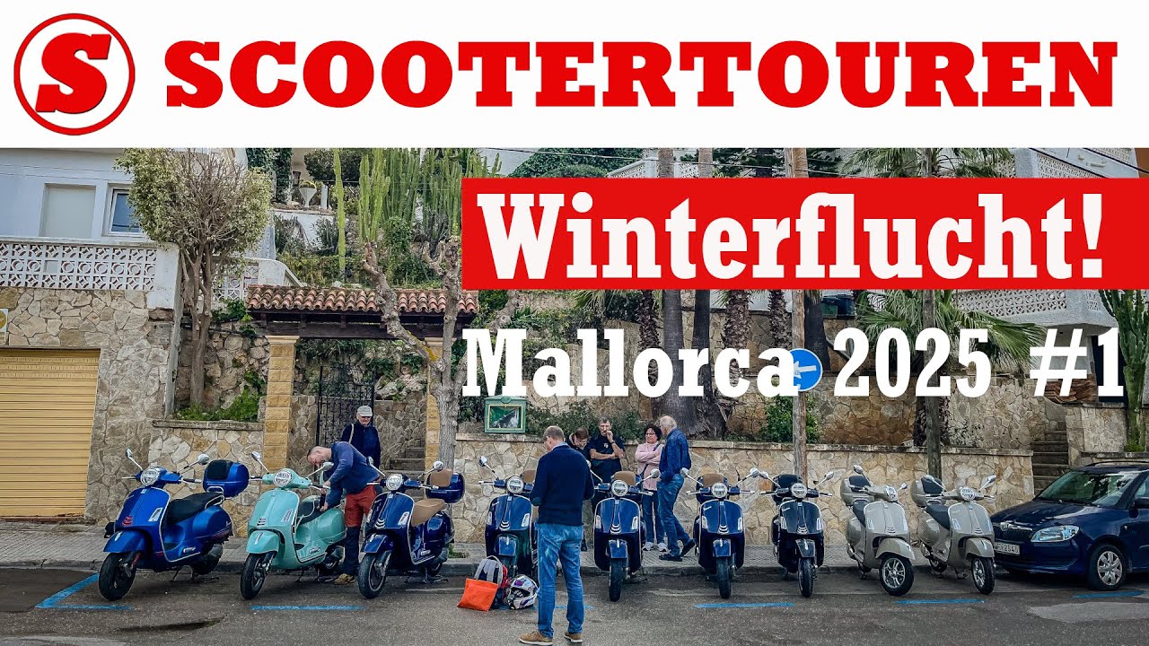Mallorca #1 | Winterflucht | Leih-Vespa GTS 300 | Westküste | Port Andratx | Valdemossa