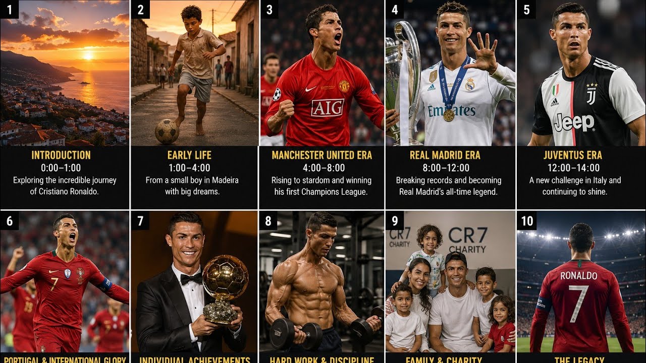 Cristiano Ronaldo's Incredible Journey | From Madeira to Football Legend | AI Documentary