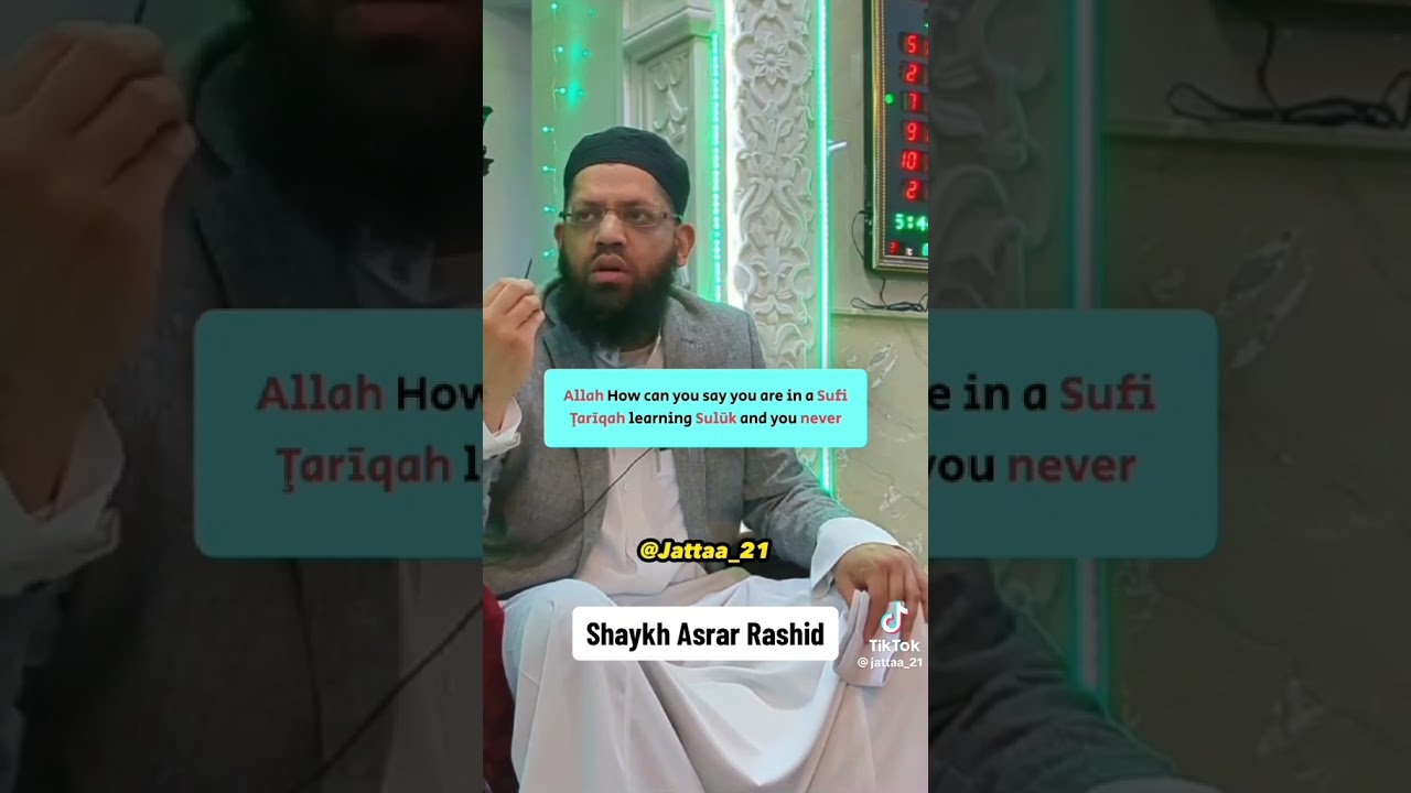 No Sufism without learning basic Islamic creed