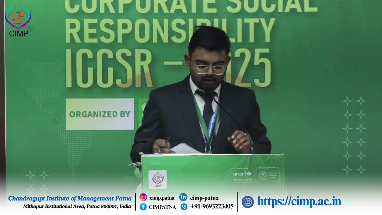 ICCSR 2025: DAY2: Video 1
