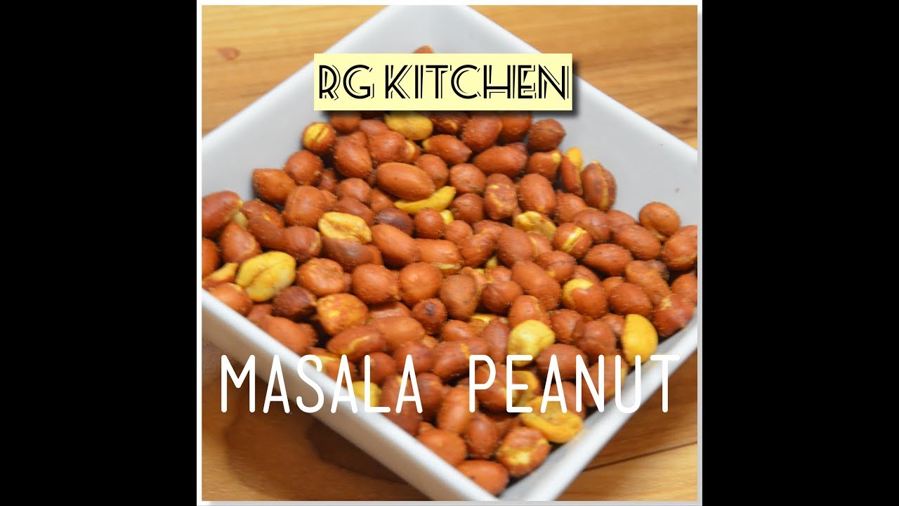 MASALA PEANUT - Crunchy and roasted peanuts in 3 mins using microwave oven @ RG Kitchen