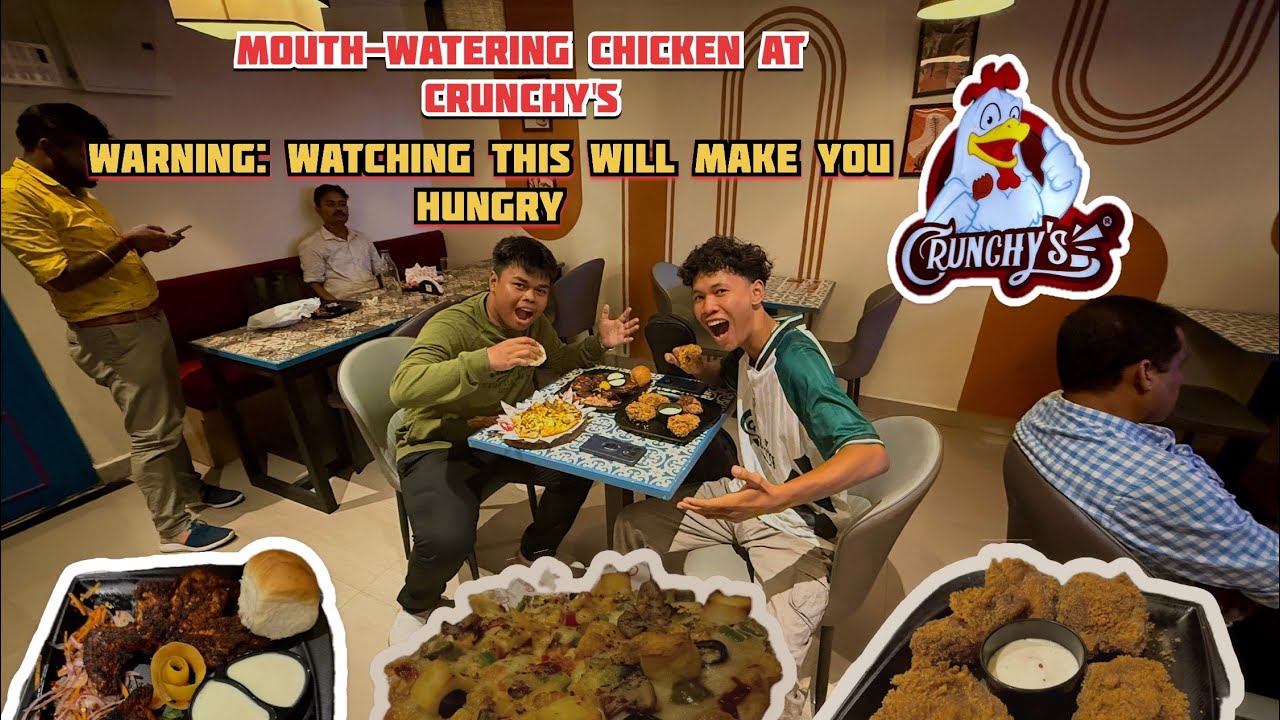 Best chicken 🍗 in Port Blair? Trying Crunchy’s for the First Time😋