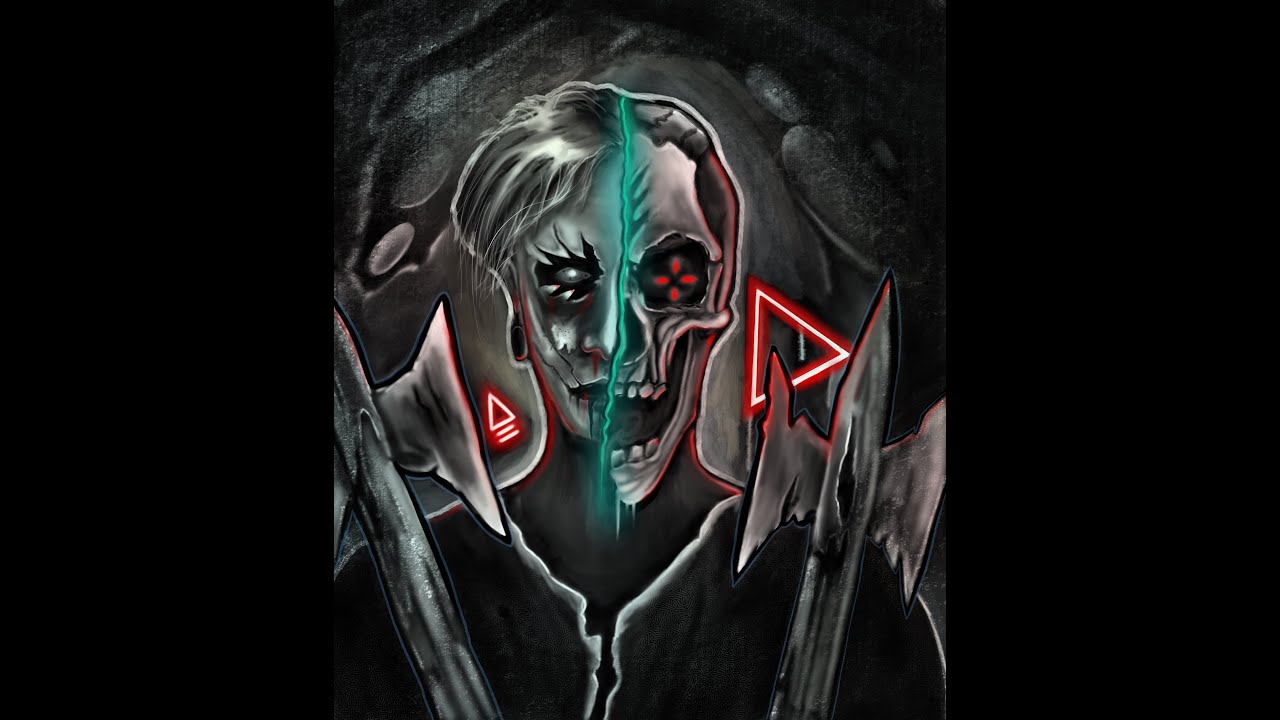 Experimental Undead Timelapse in Procreate