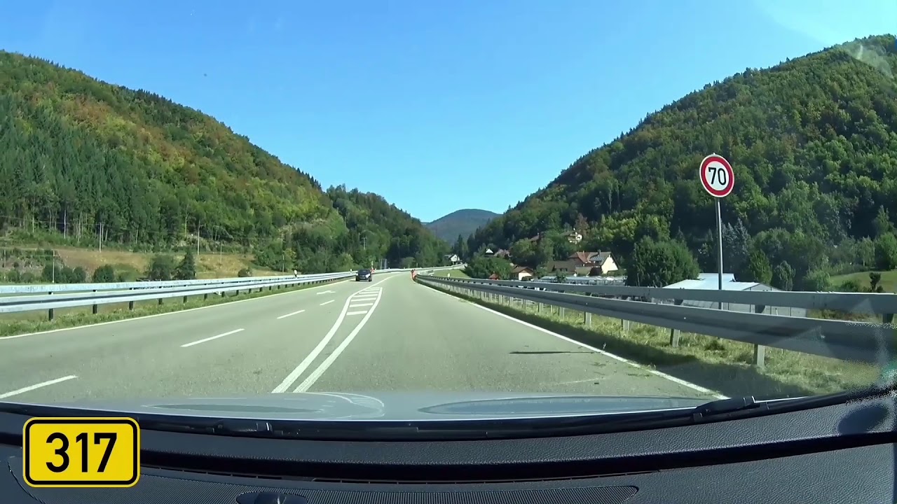 Fahrt von Bernau nach Münstertal im Schwarzwald