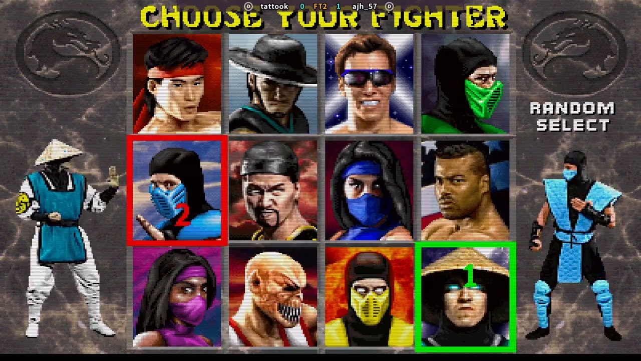 Mortal Kombat 2 - Fightcade 2nd MATCH WON!