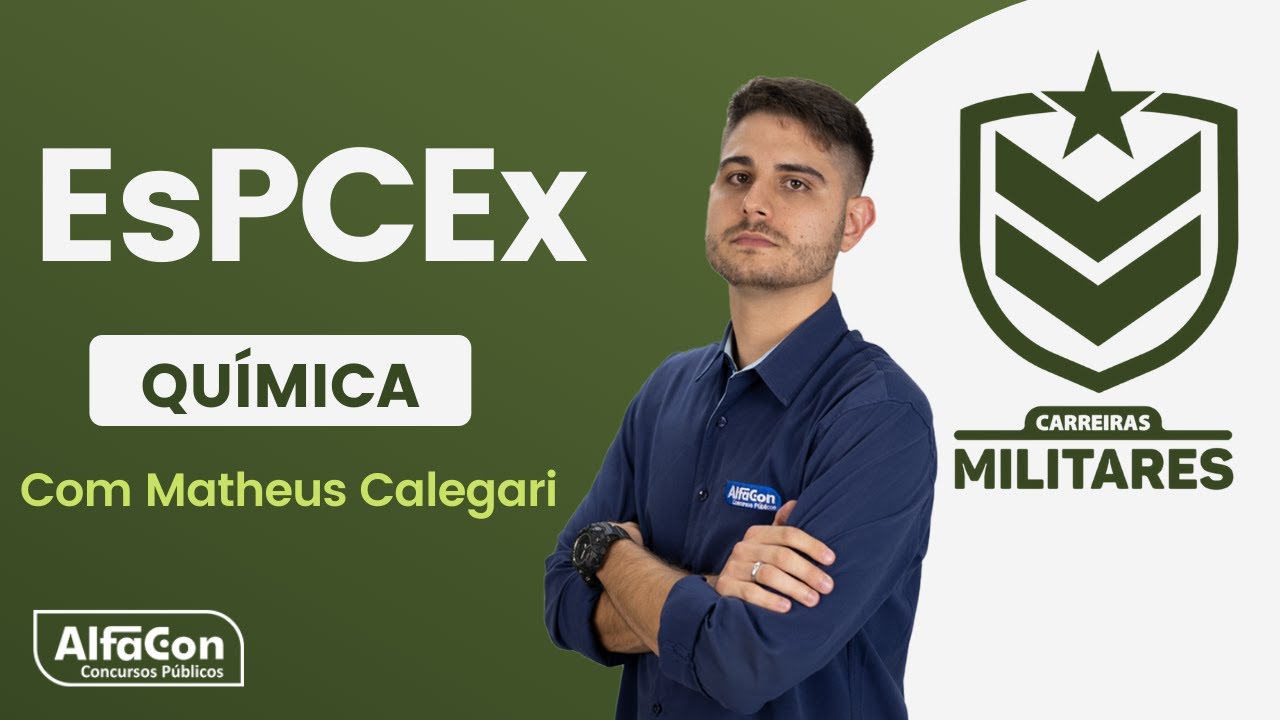 Concurso EsPCEx - Aula de Química - Estrutura Atômica Moderna - AlfaCon Militares
